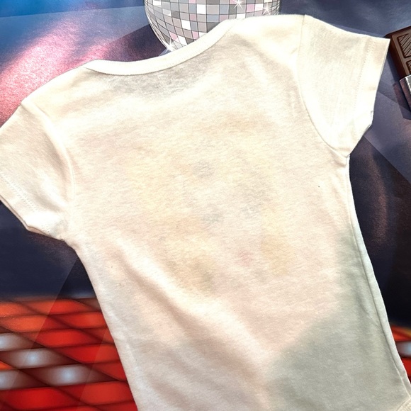 BLONDIE Debbie Harry inspired soft graffiti Gerber baby onesies 0-3M - Picture 7 of 14